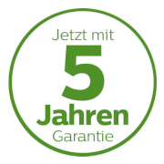 Jetzt mit 5 jahren garantie