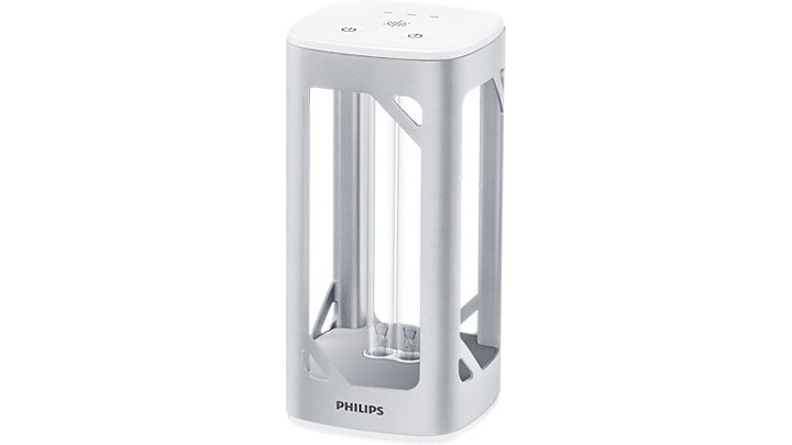 Mit der Philips UV-C Desinfektionstischleuchte können Sie Viren, Bakterien, Schimmel und Sporen auf Oberflächen effektiv desinfizieren.