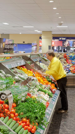 EDEKA Supermarktbeleuchtung