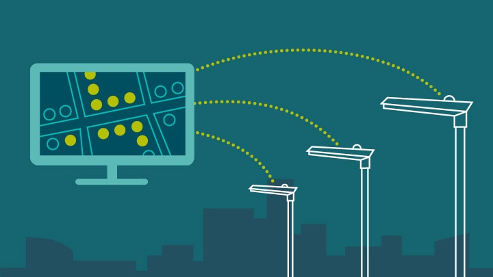 Die Philips Lighting CityTouch Workflow-App bietet Informationen und Arbeitsabläufe für eine effiziente verbundene Beleuchtung