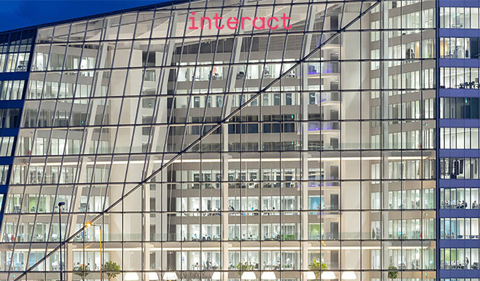 Fassade des Bürogebäudes „The Edge” in Amsterdam