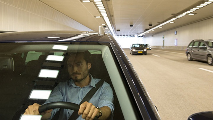 Sicher und hell beleuchtete Tunnel