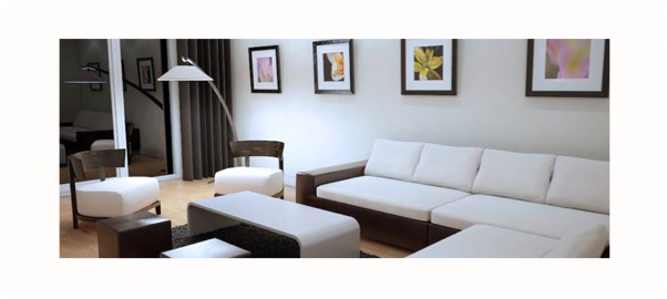 Wohnzimmer-Lichteffekt mit Farbtemperatur für helles weißes Licht 