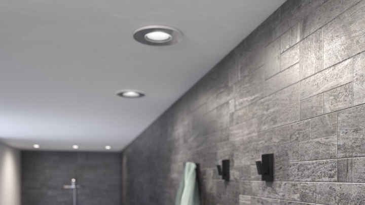 LED-Spots im Badezimmer