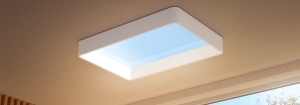 Philips Skylight wurde entwickelt, um die natürliche Helligkeit, die Farbschattierungen und die Tiefe des Sonnenlichts nachzubilden. Dank der patentierten NatureConnect-LED-Technologie erzeugt es den Eindruck von Tageslicht im Innenraum.